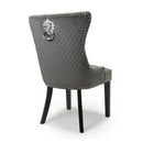 Lionhead Velvet Accent Chair in Pair by Lavishway | Bedroom Chairs-27239