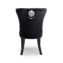 Lionhead Velvet Accent Chair in Pair by Lavishway | Bedroom Chairs-27243