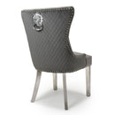 Lionhead Velvet Accent Chair in Pair by Lavishway | Bedroom Chairs-27224