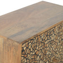 Lisbon Black Abstract 2 Doors Cabinet by Lavishway | Hallway Cabinets-58984