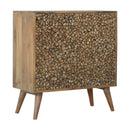 Lisbon Black Abstract 2 Doors Cabinet by Lavishway | Hallway Cabinets-58981