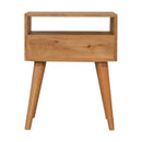 Lisbon Resin Patterned 1 Drawer Bedside Table by Lavishway | Bedside Tables-59003