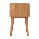 Lisbon Resin Patterned 1 Drawer Bedside Table by Lavishway | Bedside Tables-59002