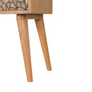 Lisbon Resin Patterned 1 Drawer Bedside Table by Lavishway | Bedside Tables-59001