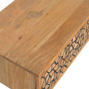 Lisbon Resin Patterned Console Table by Lavishway | Hallway Console Table-58969