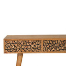 Lisbon Resin Patterned Console Table by Lavishway | Hallway Console Table-58968
