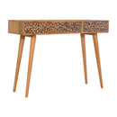 Lisbon Resin Patterned Console Table by Lavishway | Hallway Console Table-58965
