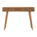 Lisbon Resin Patterned Console Table by Lavishway | Hallway Console Table-58966