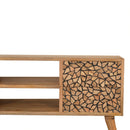 Lisbon Resin Patterned 4 Drawers Media Unit by Lavishway | TV Units Cabinets-58960