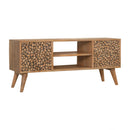 Lisbon Resin Patterned 4 Drawers Media Unit by Lavishway | TV Units Cabinets-58957
