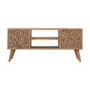 Lisbon Resin Patterned 4 Drawers Media Unit by Lavishway | TV Units Cabinets-58958