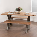 Live Edge Antique Wooden Dining Table by Lavishway | Dining Tables-26840