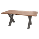 Live Edge Antique Wooden Dining Table by Lavishway | Dining Tables-26841