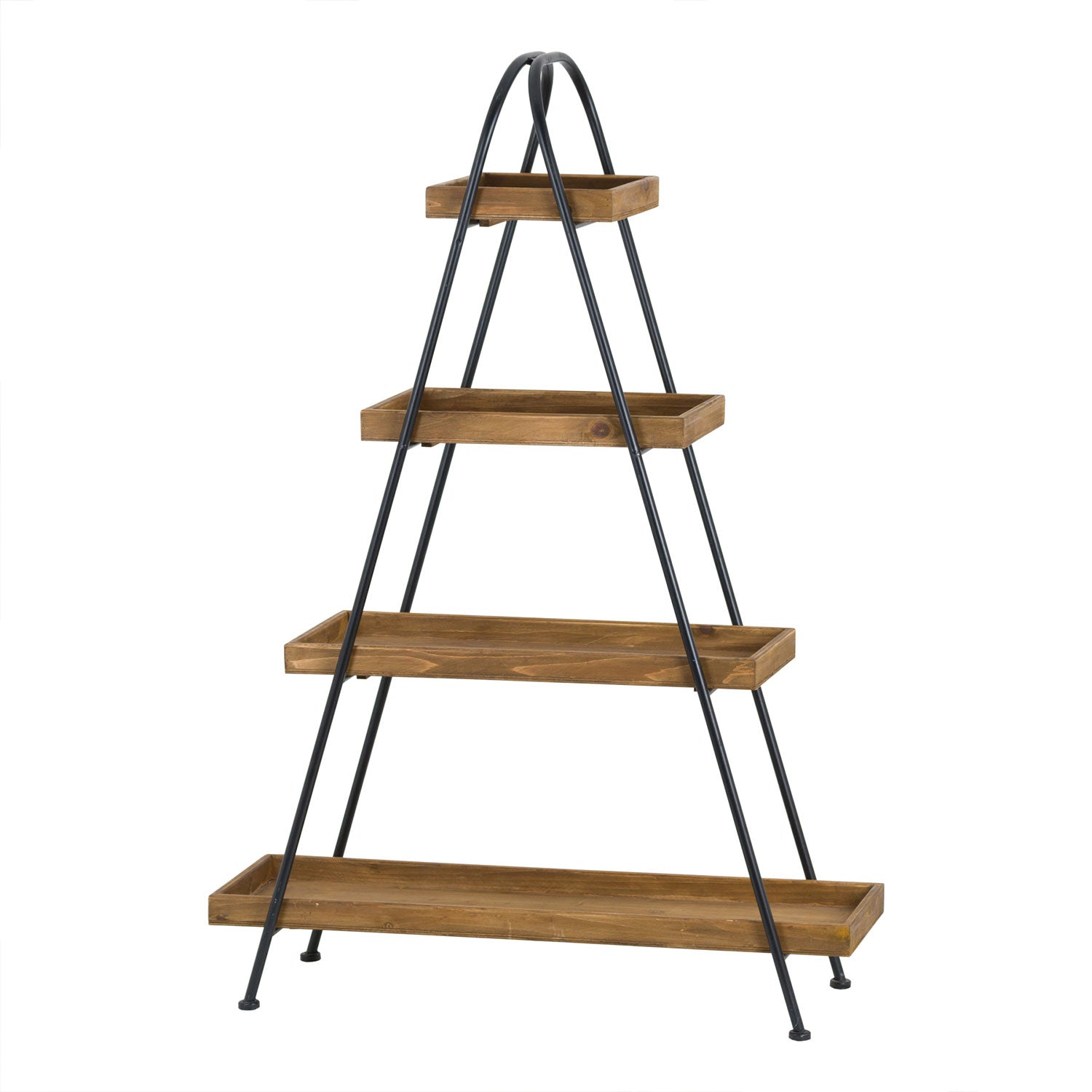 Loft Black Triangle Frame Display Unit | Lavishway UK