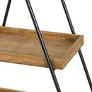 Loft Black Triangle Frame Display Unit by Lavishway | Book Shelves and Cabinets-51544