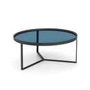 Loft Black Metal Base Coffee Table by Lavishway | Coffee Tables-62001