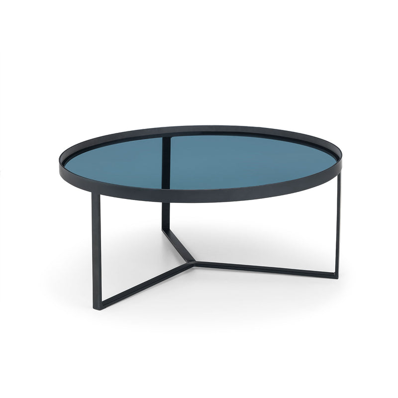 Loft Black Metal Base Coffee Table by Lavishway | Coffee Tables-62001