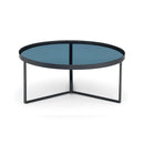 Loft Black Metal Base Coffee Table by Lavishway | Coffee Tables-61998
