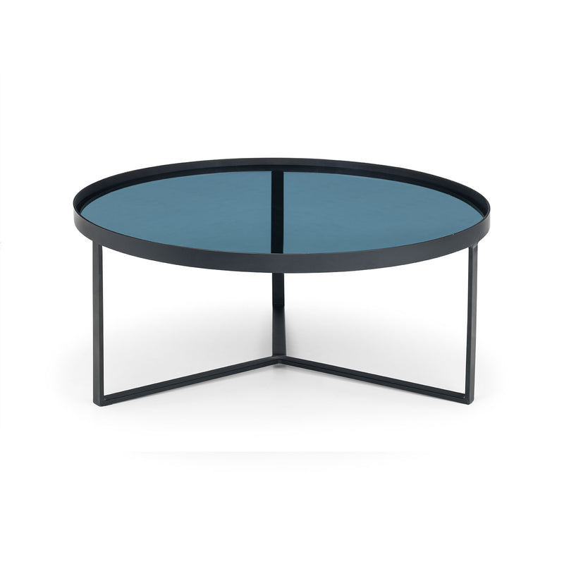 Loft Black Metal Base Coffee Table by Lavishway | Coffee Tables-61998
