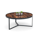 Loft Black Metal Base Coffee Table by Lavishway | Coffee Tables-62000