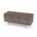 Tropical Velvet Printed Ottoman Storage by Lavishway | Benches & Storage Benches-35759
