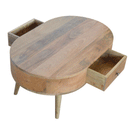 London Solid Wood Single Drawer Coffee Table by Lavishway | Coffee Tables-59021