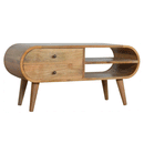 London Solid Mango Wood 2 Drawer TV Unit by Lavishway | TV Units Cabinets-58989