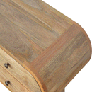 London Solid Mango Wood 2 Drawer TV Unit by Lavishway | TV Units Cabinets-58995