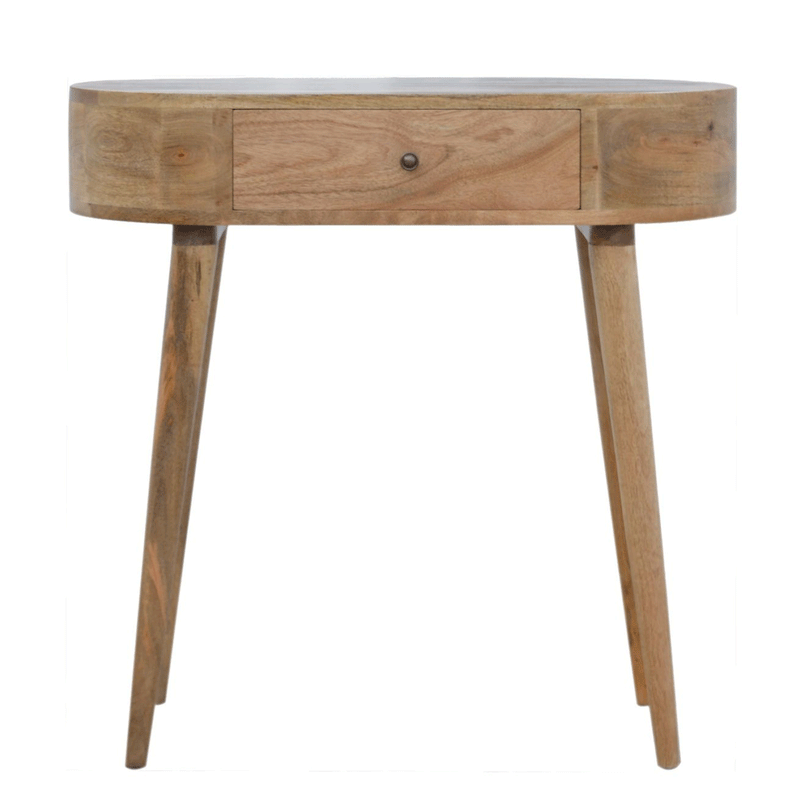 London Solid Wood Single Drawer Console Table by Lavishway | Hallway Console Table-58974