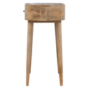 London Solid Wood Single Drawer Console Table by Lavishway | Hallway Console Table-58976