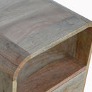 London Solid Wood Single Drawer Bedside Table by Lavishway | Bedside Tables-58916