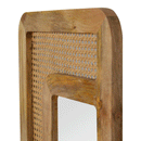 London Solid Wood Ratten Frame Wall Mirror by Lavishway | Wall Mirrors-58955