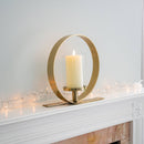 Loop Design Golden Candle Holder by Lavishway | Candle Holders-50843