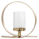 Loop Design Golden Candle Holder by Lavishway | Candle Holders-50846