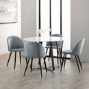 Lotus Contemporary Chair Pack of 4 by Lavishway | Dining Table Set-24882