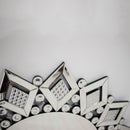 Loughton Antique Star Round Shape Wall Mirror by Lavishway | Wall Mirrors-24881