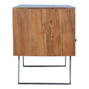 Lowry Acacia Wooden Finish 2 Drawer TV Unit by Lavishway | TV Units Cabinets-58719