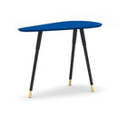 Luca Black Painted Wooden Legs Side Table by Lavishway | Side Tables-23157