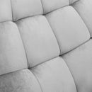 Lucerne Grey Velvet Accent Chair by Lavishway | Accent Chairs-61940