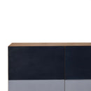 Ludlow Quebec Blue 2 Doors Hallway Cabinet by Lavishway | Hallway Cabinets-57872