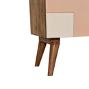 Ludlow Quebec Brown 1 Door Bedside Table by Lavishway | Bedside Tables-57855