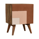 Ludlow Quebec Brown 1 Door Bedside Table by Lavishway | Bedside Tables-57851