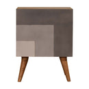 Ludlow Quebec Grey 1 Door Bedside Table by Lavishway | Bedside Tables-57804