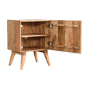 Ludlow Quebec Green 1 Door Bedside Table by Lavishway | Bedside Tables-57829