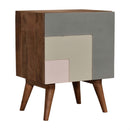 Ludlow Quebec Green 1 Door Bedside Table by Lavishway | Bedside Tables-57827