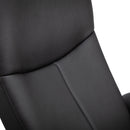 Lugano Faux Leather Recline Chair & Stool by Lavishway | Recliner Armchairs-61936