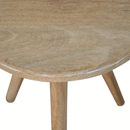 Lulu Solid Wood Round Tripod Stool by Lavishway | Side Tables-58936