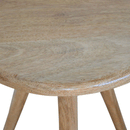 Lulu Solid Wood Round Tripod Stool by Lavishway | Side Tables-58939