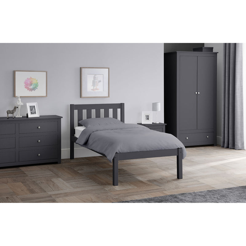 Luna Solid Pine Contemporary Bed by Lavishway | Wooden Beds-61926