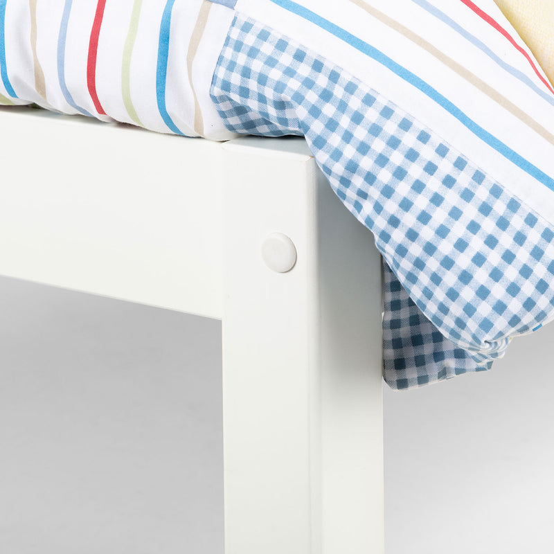 Luna Solid Pine Contemporary Bed by Lavishway | Wooden Beds-61924